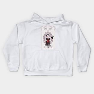 Vampire Can I Try a Baroque Bite Kids Hoodie